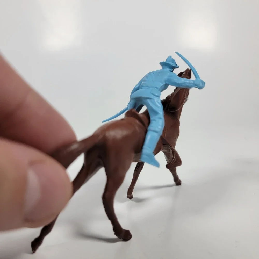 VINTAGE‎ MARX FORT APACHE PLAYSET Calvary & HORSE VINYL